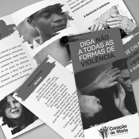 Prefeitura de Coração de Maria - Violência - Folder